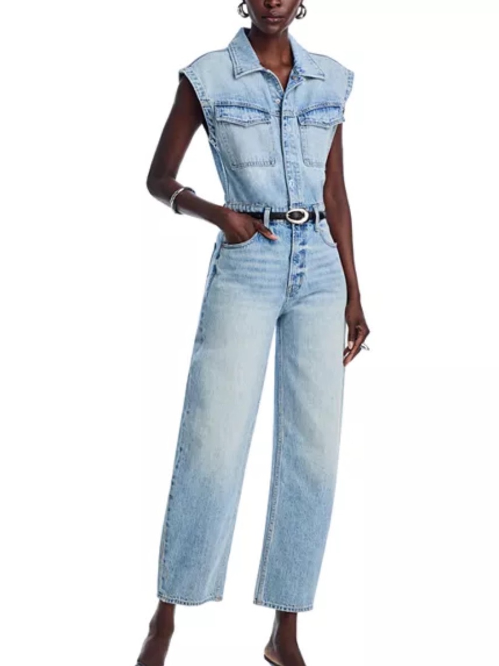 Pistola
Ace Sleeveless Denim Jumpsuit  size XS